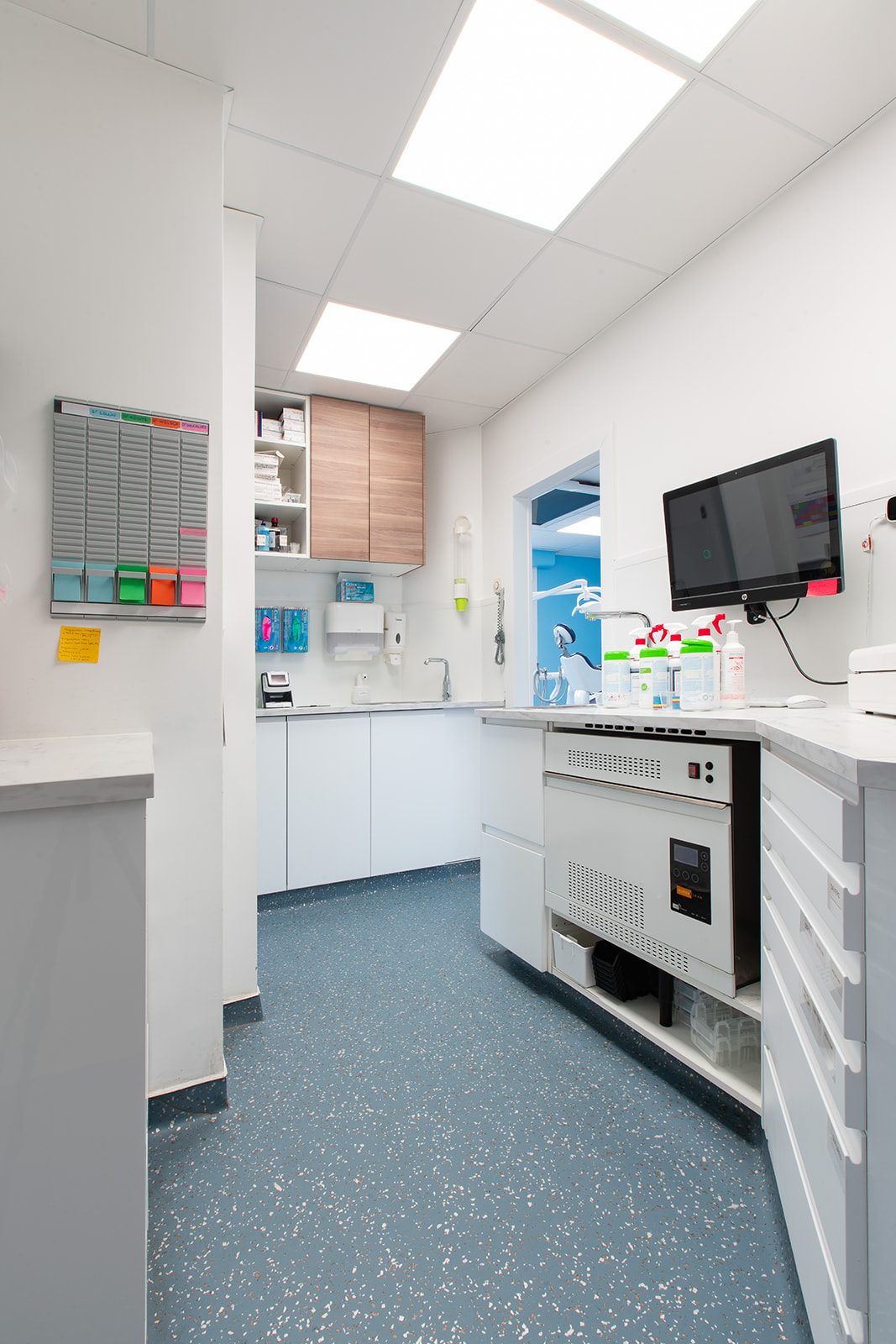 Espace de stérilisation