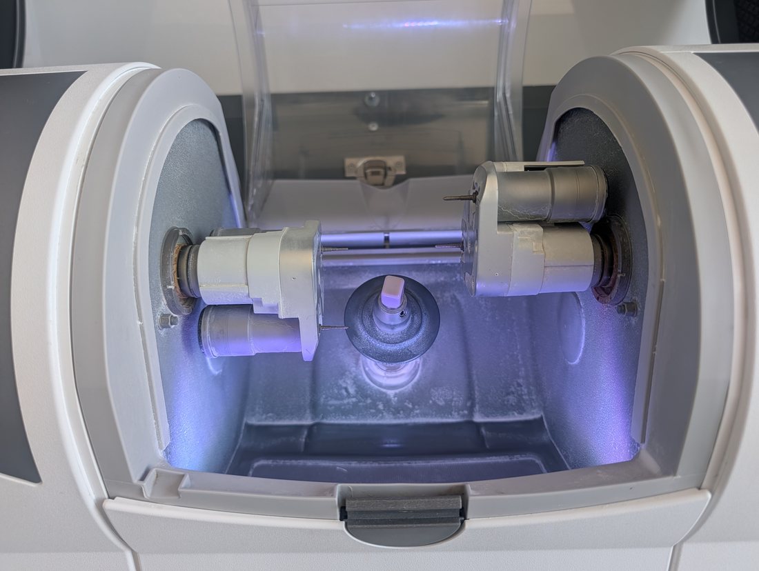 Détail d'usinage Cerec MC XL