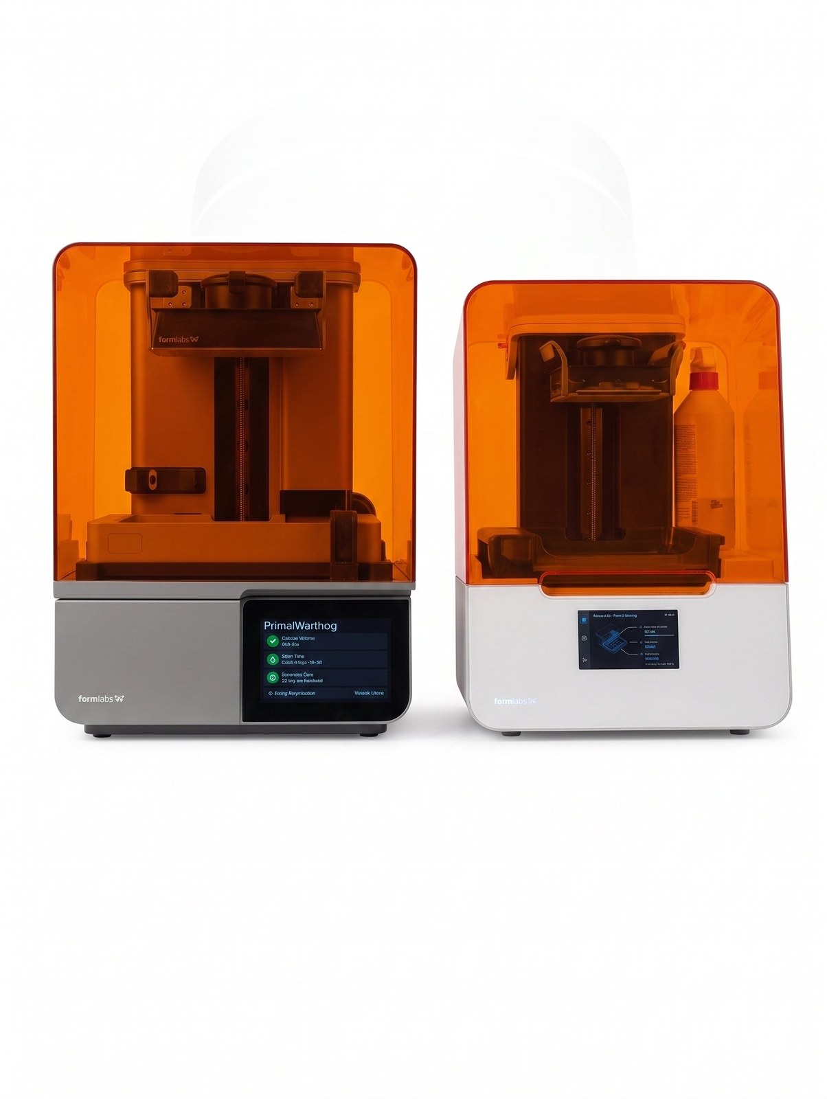 Les deux imprimantes 3D Formlabs Form 3B et 4B au cabinet Cabinet Saint Martin
